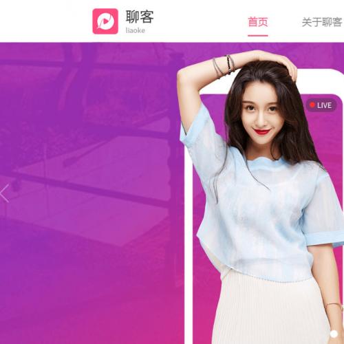 超漂亮聊客HTML官网源码