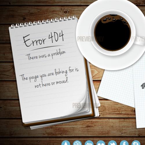 咖啡看书休闲时光404错误页面源码