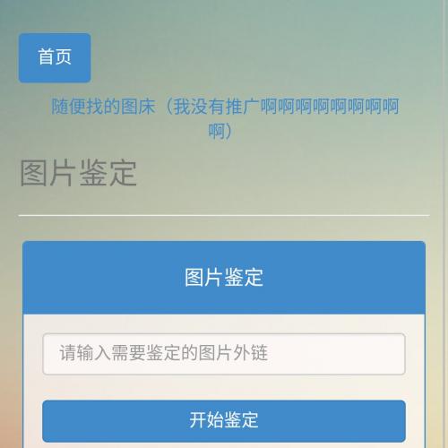 一款鉴定是否为h色图片的源码