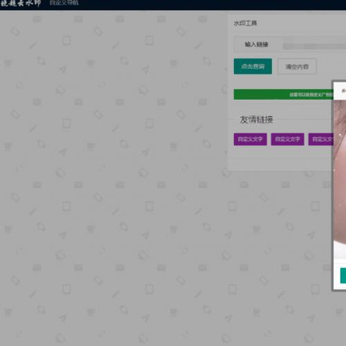 短视频无水印解析网站源码