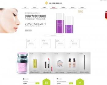 简约的化妆品公司官网模板html