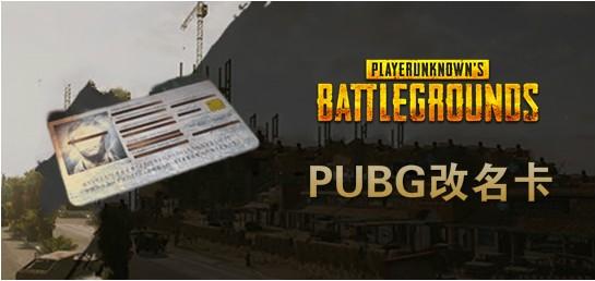 【STEAM官方旗舰店】PUBG 改名卡兑换码 红信号可用