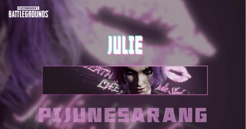 【官方正品CDK】PUBG 名片动态ID卡—朱莉【皇冠信誉,现货秒发】