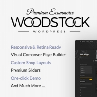 WordPress主题woodstock商城主题汉化版